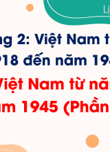 Bài 6. Việt Nam từ năm 1930 đến năm 1945 (Phần II.3, 4)